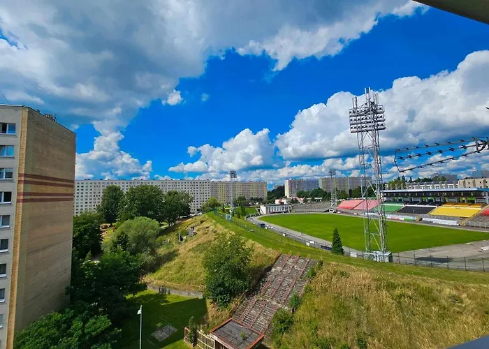 아파트 W Centrum Miasta Z Balkonem *