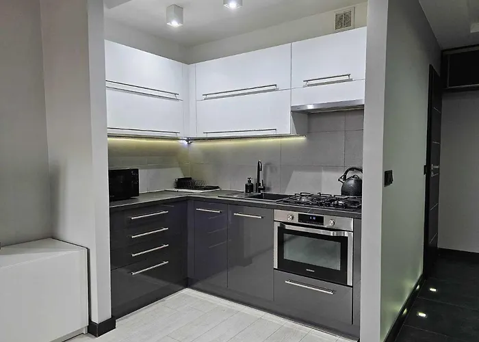 아파트 W Centrum Miasta Z Balkonem *